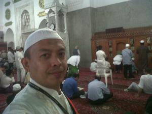 Hery Azwan di Mesjid Quba